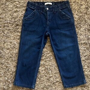 Levi's Dark Blue Denim capris